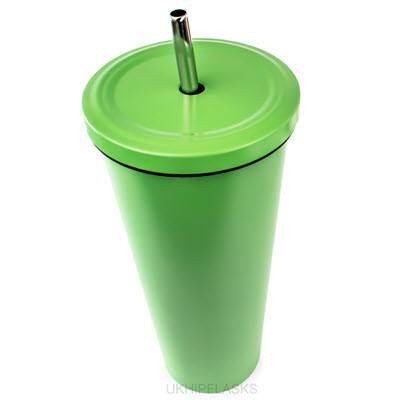 Picture of LARGE THERMAL INSULATED 750ML GREEN TUMBLER.