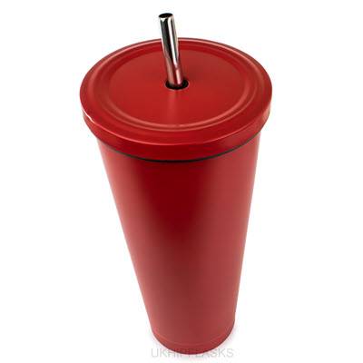 Picture of LARGE THERMAL INSULATED 750ML RED  TUMBLER.