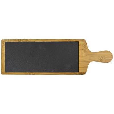 Picture of SLATE RECTANGULAR BAMBOO SERVING BOARD