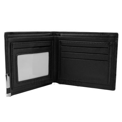 Picture of BLACK PU LEATHER HIP WALLET.