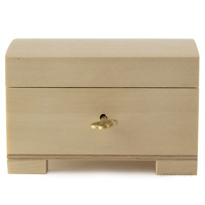 Picture of WOOD CHEST with Lock