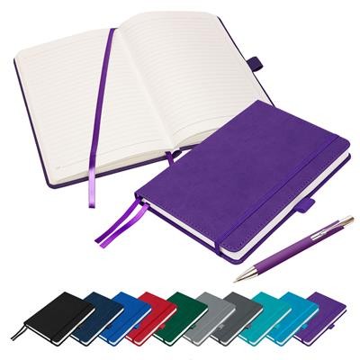 Picture of MORETTI A5 NOTE BOOK in Purple.