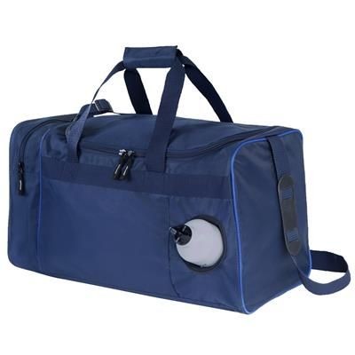 Picture of CANNES SPORTS HOLDALL OR OVERNIGHT TRAVEL BAG in French Navy & Royal