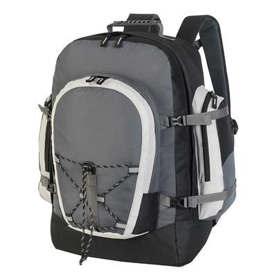 Picture of MONTE ROSA TRIP BACKPACK RUCKSACK in Dark Grey, Black & Pale Grey.