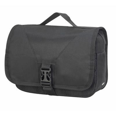 Picture of BRISTOL FOLDING TRAVEL TOILETRY BAG in Black.