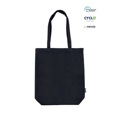 Picture of JODARI BLACK ECO SHOPPER 7OZ TOTE BAG.