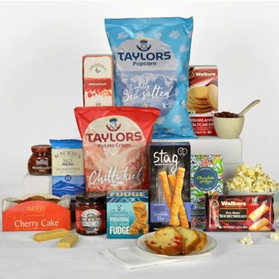 Picture of TASTY TREATS FROM SCOTLAND GIFT BOX FOC FULL COLOUR GIFT CARD.