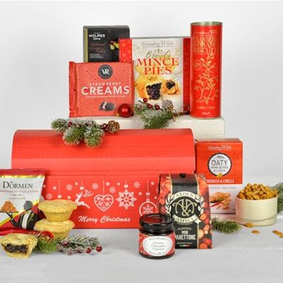 Picture of CHRISTMAS JOY GIFT HAMPER FOC FULL COLOUR GIFT CARD.