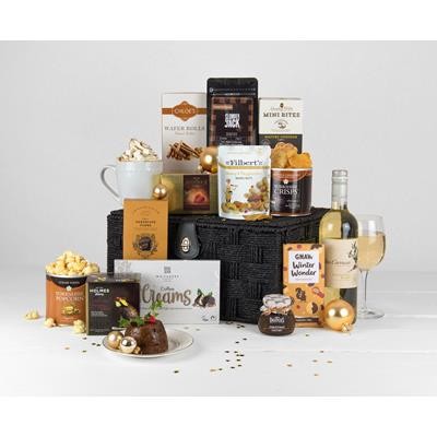 Picture of LUXURY CHRISTMAS BASKET FOC FULL COLOUR GIFT CARD.