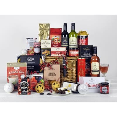 Picture of TASTE OF CHRISTMAS GIFT BASKET FOC FULL COLOUR GIFT CARD.