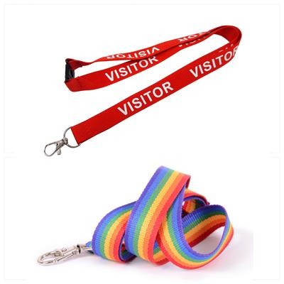 Picture of FLAT POLYESTER PRINTED LANYARD.