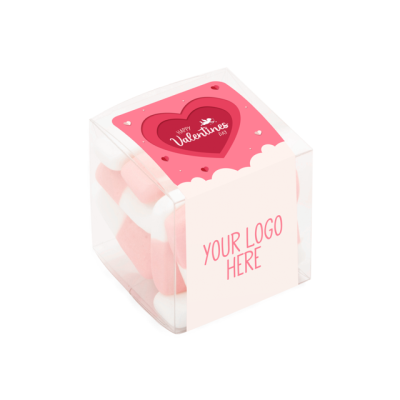 Picture of VALENTINES - CLEAR TRANSPARENT CUBE - SQUASHIES