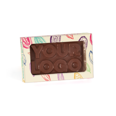 Picture of ECO RANGE - ECO WINDOW BOX - VEGAN DARK CHOCOLATE - 3D BRANDING