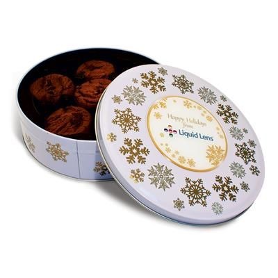 Picture of WINTER COLLECTION 18 BELGIAN CHOCOLATE CHIP COOKIE OR BISCUIT SHARE TIN