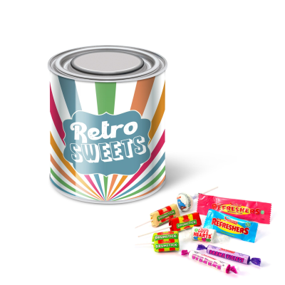 Picture of LARGE PAINT TIN - RETRO SWEETS - PICK N MIX SWEETS