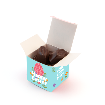 Picture of EASTER - ECO MAXI CUBE - DARK SALTED CARAMEL - CHOCOLATE TRUFFLES