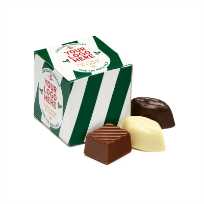 Picture of WINTER COLLECTION - ECO MAXI CUBE - 5X CHOCOLATE TRUFFLES.