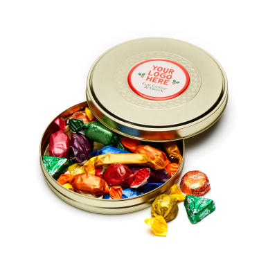 Picture of WINTER COLLECTION - SHALLOW GOLD TREAT TIN - QUALITY STREET