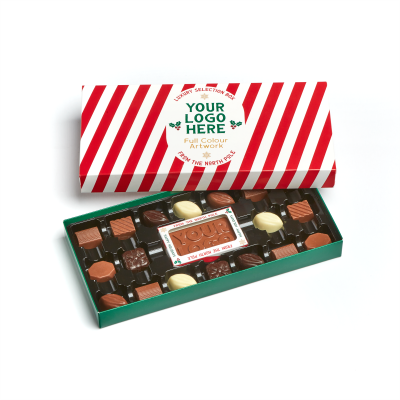 Picture of WINTER COLLECTION - SELECTION BOX - 18X CHOCOLATE TRUFFLES & BAR