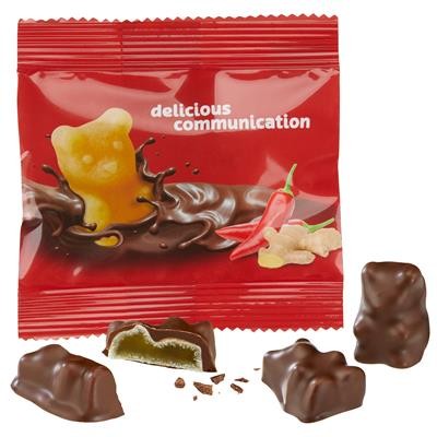 Picture of CHOCOLATE FRUIT GUM BEARS in a Standard Bag