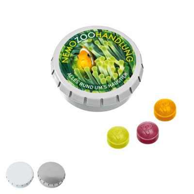 Picture of SUPER MINI CLIC CLAC TIN with Pulmoll Pastilles, 22g