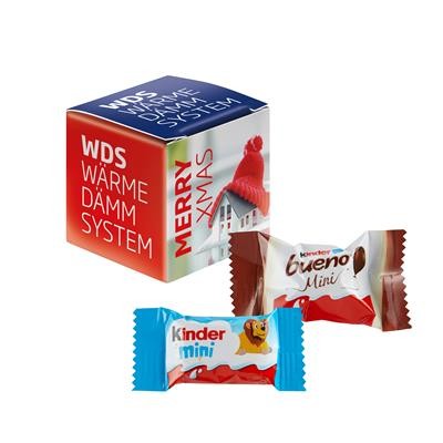 Picture of MINI PROMO-CUBE with Kinder Chocolate Mini & Kinder Bueno Mini, From Ferrero