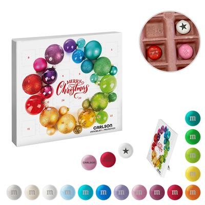 Picture of PAPER MINI-ADVENT CALENDAR with Personalised M&m’s® Chocolate Candies