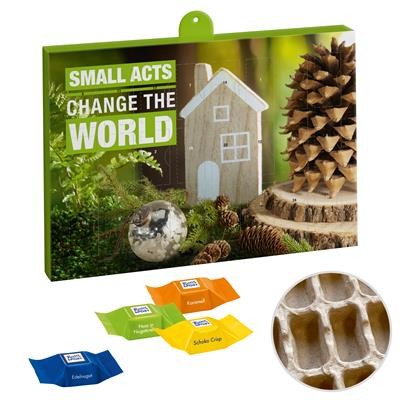 Picture of PREMIUM GIFT ADVENT CALENDAR ECO BUSINESS with Ritter Sports Choco Cubes