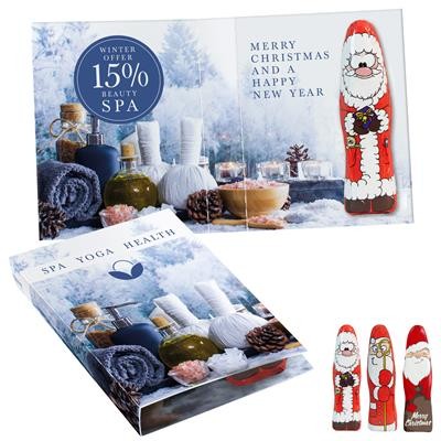 Picture of SWEETS WRAP with Standard Content, Mini Chocolate Father Christmas Santa