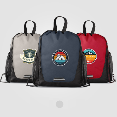 Picture of JOTUN RECYCLED POLYESTER POCKETED DRAWSTRING BAG - 10 L.