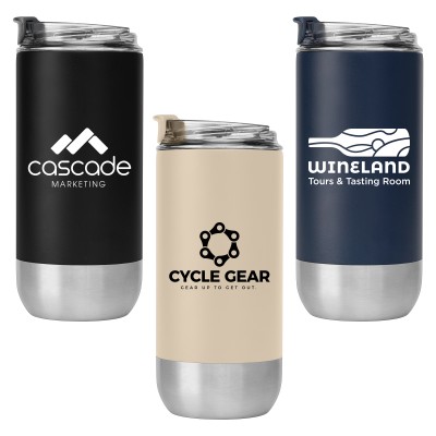 Picture of GLACIER - 475ML DOUBLE-WALL RECYCLED STAINLESS STEEL METAL TUMBLER