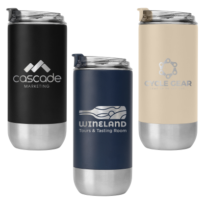 Picture of GLACIER - 475ML DOUBLE-WALL RECYCLED STAINLESS STEEL METAL TUMBLER