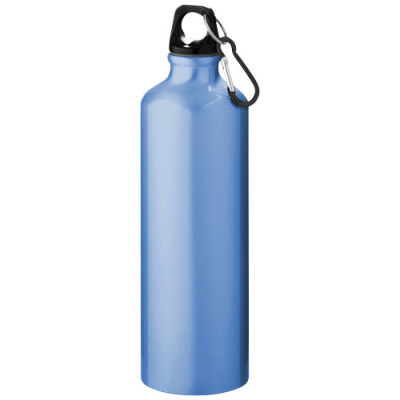 Picture of OREGON 770 ML ALUMINIUM METAL WATER BOTTLE with Carabiner in Light Blue