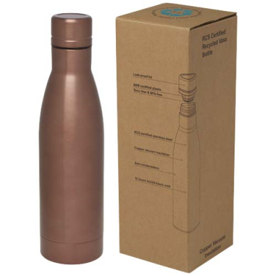 Picture of VASA 500 ML RCS CERTIFIED RECYCLED STAINLESS STEELTHERMAL INSULATED BOTTLE in Bronze