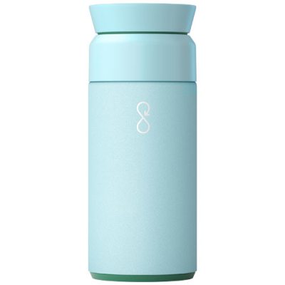 Picture of OCEAN BOTTLE 350 ML BREW FLASK in Light Blue.