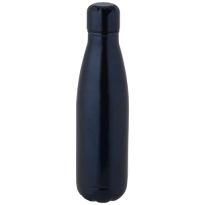 Picture of COVE 500 ML RCS CERTIFIED RECYCLED STAINLESS STEEL METAL VACUUM THERMAL INSULATED BOTTLE  in Navy