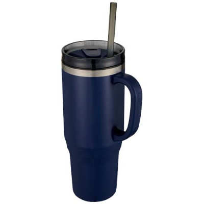 Picture of MELBOURNE 1200 ML RCS CERTIFIED THERMAL INSULATED TUMBLER with Straw in Navy.