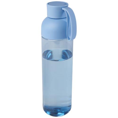 Picture of ILLUMINATE 600 ML RPET WATER BOTTLE in Light Blue.