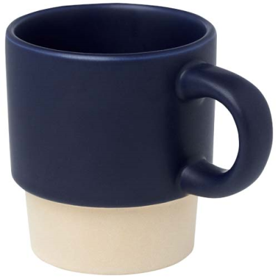 Picture of OLYMPIA 130 ML STACKABLE EXPRESSO CUP with Clay Bottom in Navy.