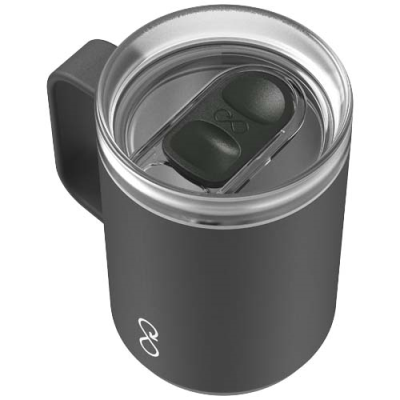 Picture of OCEAN BOTTLE 350 ML THERMAL INSULATED TRAVEL MUG in Obsidian Black.