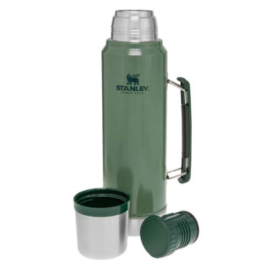 Picture of STANLEY CLASSIC 1000 ML BOTTLE in Forest Green.