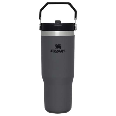 Picture of STANLEY 890 ML ICEFLOW™ FLIP STRAW TUMBLER in Charcoal.