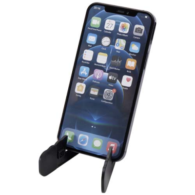 Picture of Buna recycled plastic foldable tablet and phone stand