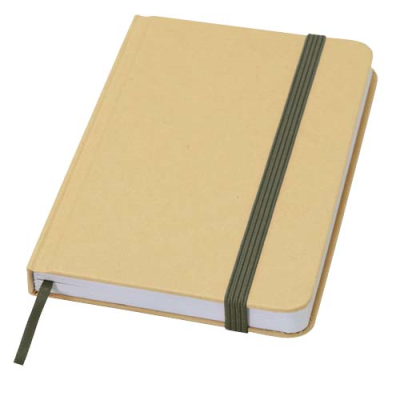 Picture of Reed A6 recycled hard cover notebook with plain pages