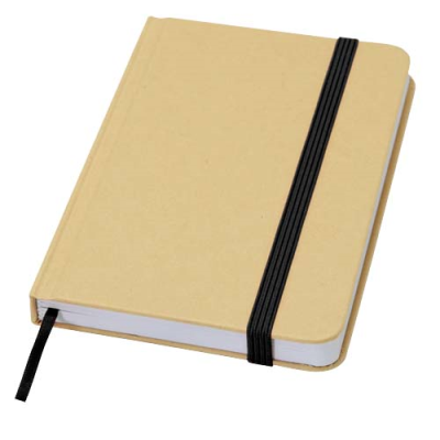 Picture of Reed A6 recycled hard cover notebook with plain pages