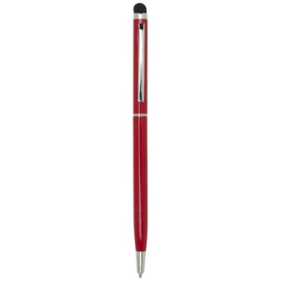 Picture of ORE ALUMINIUM METAL BALL PEN with Stylus in Red