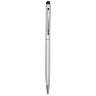 Picture of ORE ALUMINIUM METAL BALL PEN with Stylus in Silver