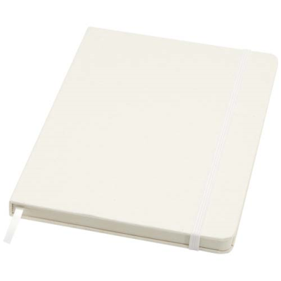 Picture of BASS A5 RECYCLED HARD COVER NOTE BOOK with Lined Pages in White.