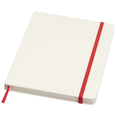 Picture of BASS A5 RECYCLED HARD COVER NOTE BOOK with Lined Pages in Red