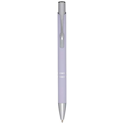 Picture of MONETA SOFT TOUCH BALL PEN (BLACK INK) in Lilac.